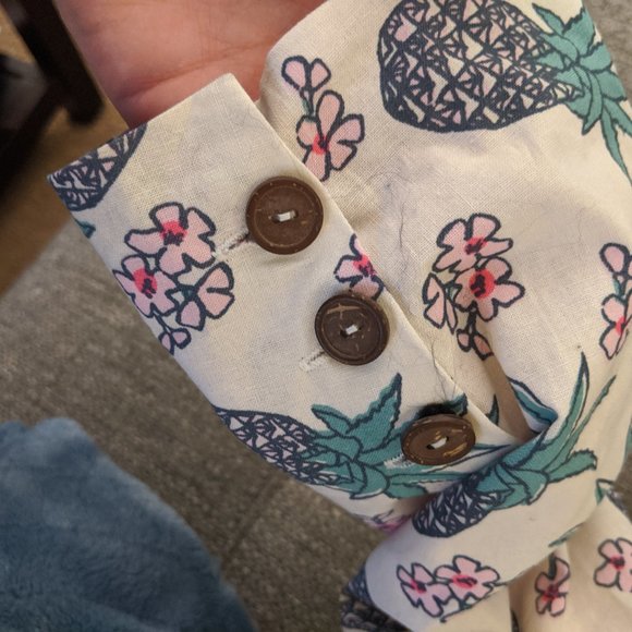 ModCloth Pineapple Print Cropped Blazer - Picture 5 of 6